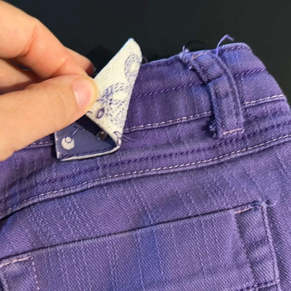 Arizona Jean Company Purple Denim Bermuda Shorts - Picture 4 of 5